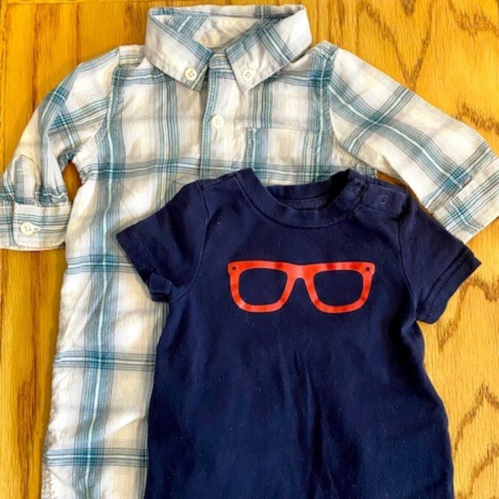 Boy's 3-6 Month Clothing Lot: 2 Baby Gap Outfits